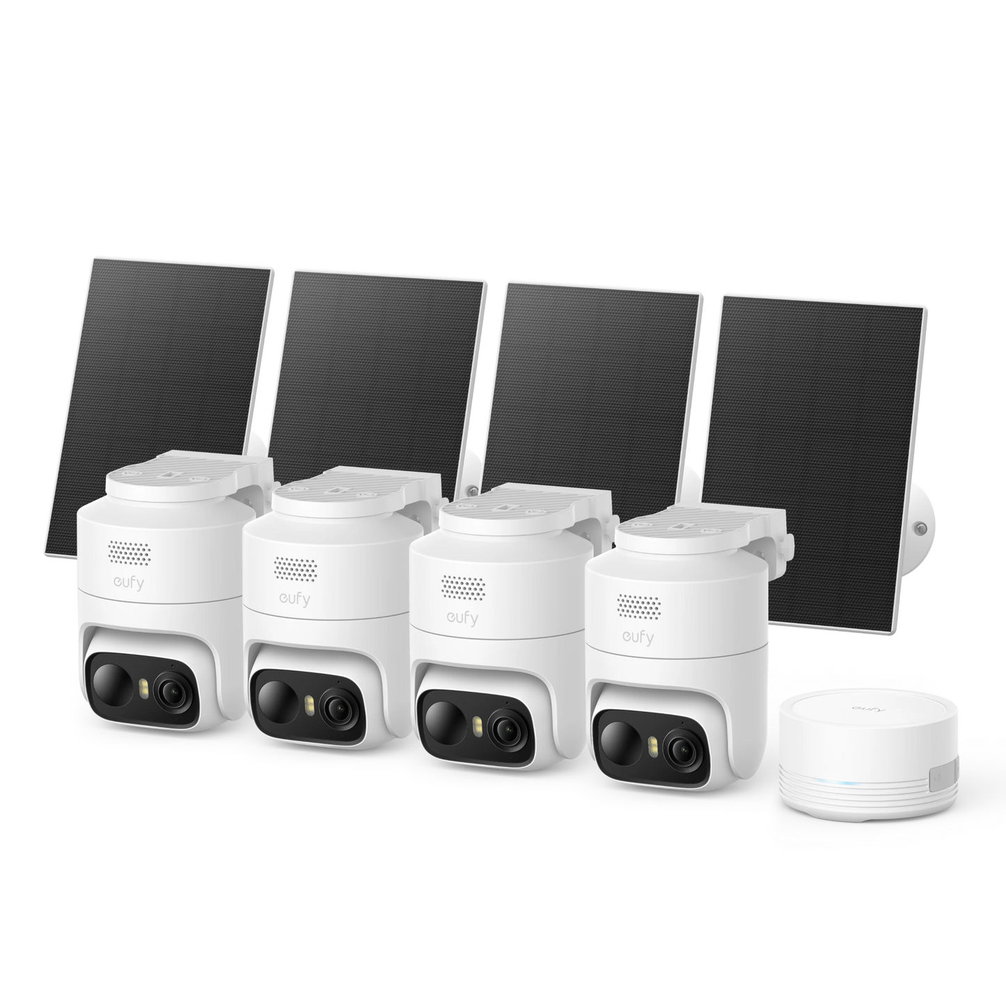 eufyCam C37 2K (4 Pack) + Homebase Mini + Solar Panel*4